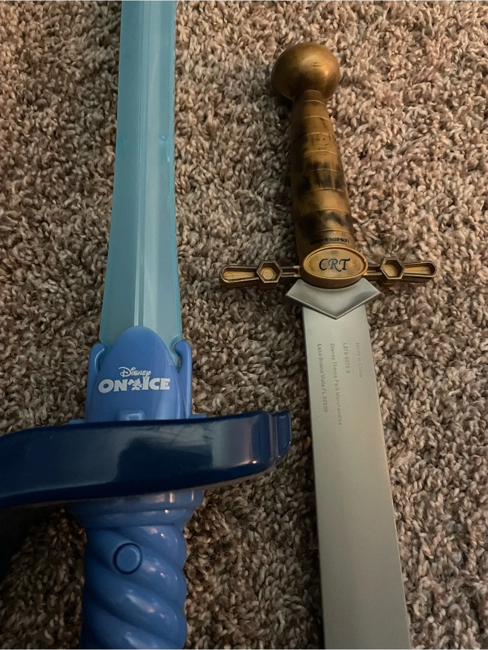 Disney on ice Light-Up Sword with cinderella’s royal table Sword